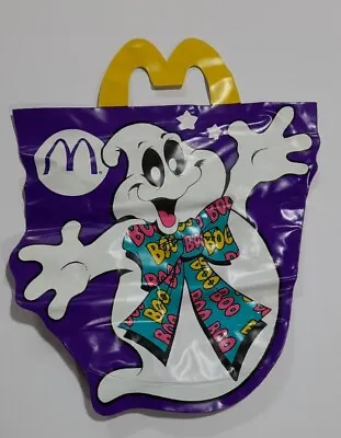 Vintage 1990 McDonald's Halloween Vinyl Trick-or-Treat Happy Meal Bag • $11.95