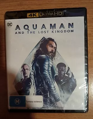 Aquaman And The Lost Kingdom 4k Ultra Hd Brand New 2024 Au Release • $34.95