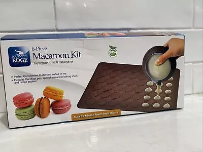 24/48 Silicone Macarons Mold Set - Macaroon Pot 4 Piping Icing Nozzles Sheet Mat • $14.70