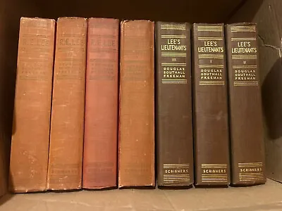 R. E. LEE A Biography ~ Douglas Southall Freeman & LEE'S LIEUTENANTS 7 BOOKS LOT • $149.95