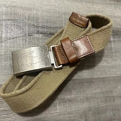 Lacoste Canvas/Leather Belt Size Small • $18