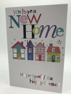 £1.99 • Buy New Home Card By Simon Elvin Cards Hope You'll Be Happy There!