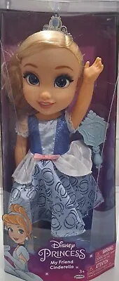 Disney Princess My Friend Cinderella Doll 14  W/ Dress Shoes Tiara Ships Fast! • $29.99