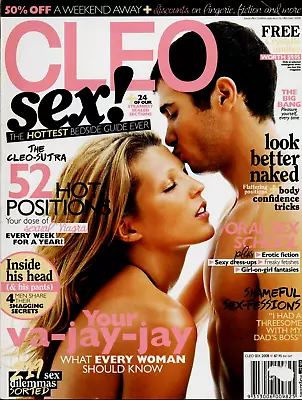 Cleo Magazine - Sex! 2008 - Features Gladiators' Commando (geoff Barker) Naked!! • $20