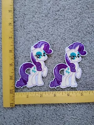 LOT OF 2 MY LITTLE PONY IRON ON PATCHES Free Shipping • $4.95