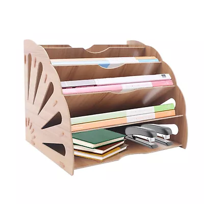 File Holder Magazine Organizer Office Organization Househlod Desktop Storage Box • $19.95