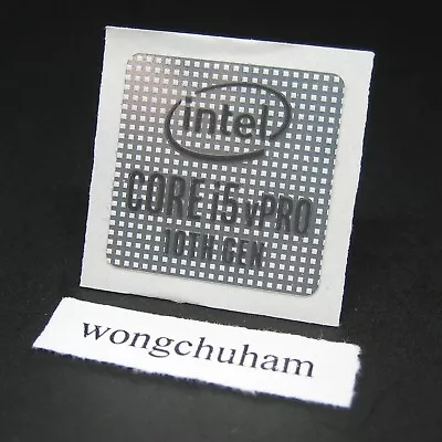 Intel CORE I5 VPRO 10TH GEN Sticker 18mm X 18mm #202211242226 • $2.22