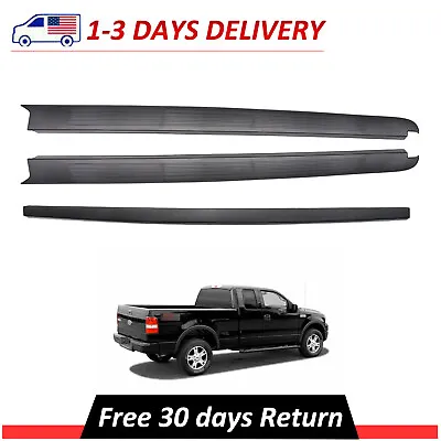 Style Side 5.5' RH & LH Bed Rail W/ Tailgate Cap Molding Kit For 04-05 Ford F150 • $149.99