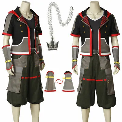 Kingdom Hearts Costume 3 Sora Cosplay Costume Halloween Custom Made Fancy Dress • $47.99