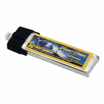 1S 3.7 500mAh 25C LiPolymer Battery Fit RC E-Flite Blade MCPX WL V922 HCP FBL100 • $12