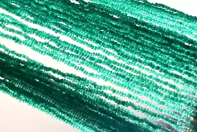 Antique Micro Seed Beads-18/0 Unusual Translucent Greasy Turquoise Blue-Green • $6.25