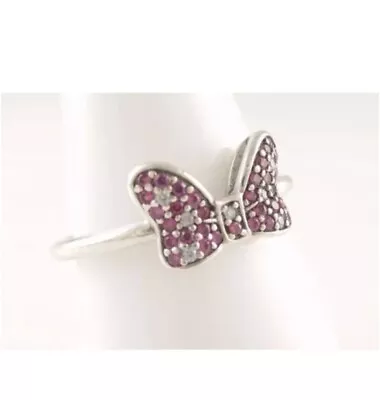 New Authentic Pandora Disney Minnie's Sparkling Bow Ring 190956CZR • $17.58