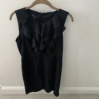 Spense Black Ruffled Dress Women’s 6 • $9.95