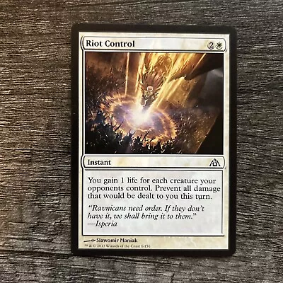 MTG 1x Riot Control X1 LP Dragon's Maze • $1.50