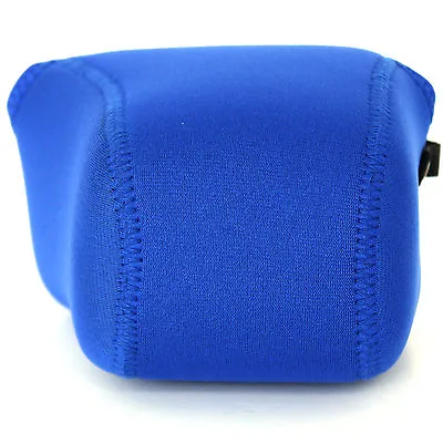 $21.99 • Buy Sony A6300 A6500 A6700 + 18-55mm Lens NEOPRENE Camera Case Cover Bag Pouch Blue
