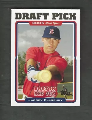 Jacoby Ellsbury Rookie 2005 Topps Update Rookie #uh317 Boston Red Sox  • $3