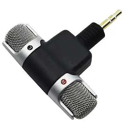 Mini 3.5mm Jack Microphone Wireless Stereo Mic For Recording PC Mobile Phone • $6.48