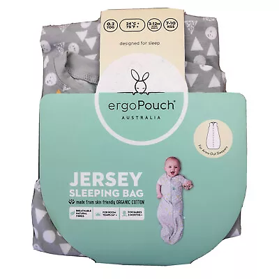 Ergopouch Jersey Sleeping Bag 3-12 Momths New Grey 0.2 Tog Z4 • $25.08