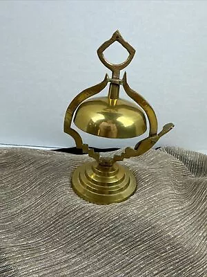 Vintage Brass Hotel    Desk Bell • $49