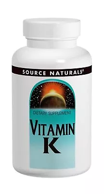 $9.89 • Buy Source Naturals, Inc. Vitamin K 500 Mcg 200 Tablet