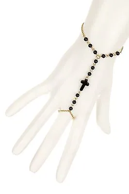 Meghan Fabulous Cross Hand Bracelet & Ring~ Nordstroms  • $22.50