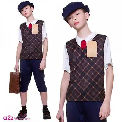 £14.99 • Buy NEW 1940's School Boy Curriculum WW2 Historical Fancy Dress Costume 5-13 Years