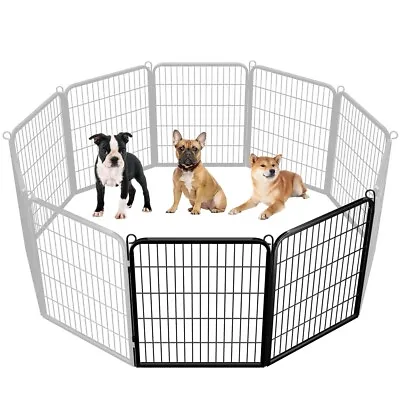 Metal Dog Playpen Foldable Pet Fence Exercise Pen For Puppy/Rabbit/Small Animal • $35.99