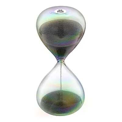  Hourglass 60 Minute Sand Timer Black Sand Clock Large 60 Minute Pirate Black • $21.50