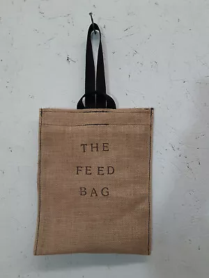 Burlap Horse Feed Bag. This Bag Is Approx 10 X14  And Can Have Many Uses • $7