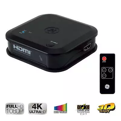 3-Port HDMI Switch With Remote 3 Device 4K 1080p 30 FPS For 4K TV • $28.37