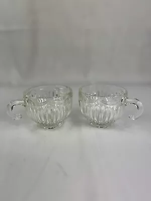 Vintage Indiana Glass Punch Bowl Cups Lancaster Colony Royal Drape Pattern • $5