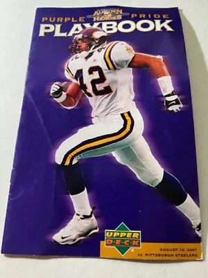 Rare Official NFL Minnesota Vikings Playbook.August 2001. • $3.99
