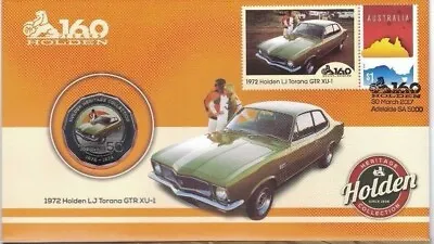 $39.99 • Buy 2017 1972 Holden LJ Torana GTR XU-1 PNC With 2016 Coloured 50c Coin