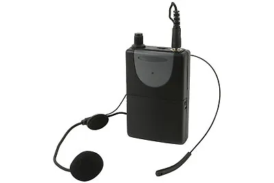 QTX QHS-175.0 Neckband Radio Mic + Beltpack QX15PA QX12PA Qr12pa Qr15pa • £34