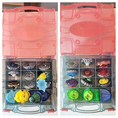 BEYBLADES METAL MASTERS Lot Of Beyblades With Cases Hasbro • $70