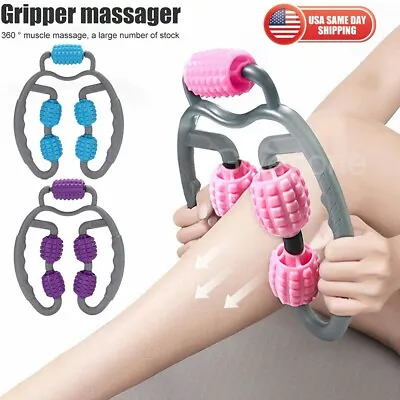 Leg Massager Cellulite Foot Neck Body Slimming Roller Fitness Release Myofascial • $14.99
