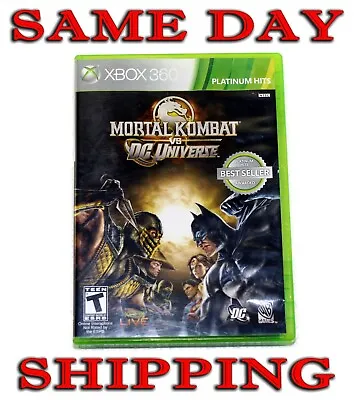 $11.77 • Buy Mortal Kombat Vs. DC Universe Platinum Hits (Microsoft Xbox 360) Tested/working 