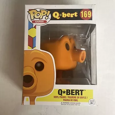 Funko POP! Games Q*Bert #169 Vinyl Figure DAMAGED • $20