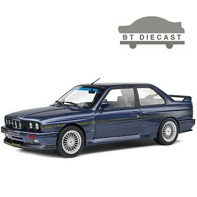 Solido 1990 Bmw E30 M3 Alpina B6 3.5s 1/18 Diecast Mauritus Blue S1801520 • $48.90