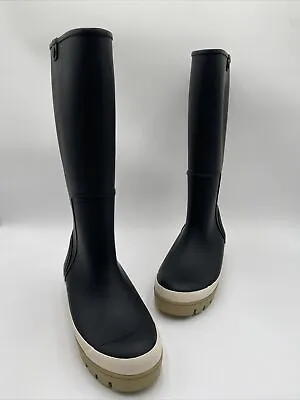 Tory Burch Women's Foul Weather Tall Boots Perfect Black Size 9 • $115.49