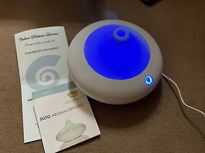 Made By Zen Soto  Colour Changing Ultrasonic Aroma  Diffuser  Tested & Working • £24.99