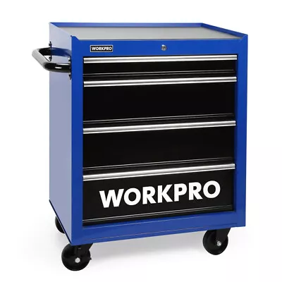 WORKPRO 26-Inch 4 Drawer Rolling Tool Chest Metal Tool Storage Cabinet W/Casters • $420.99