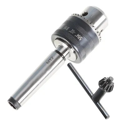 5/64'' To 1/2'' Drill Chuck With MT2 Arbor And Key For Mini Metal Lathe • $19.49