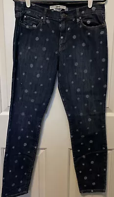 Juniors Else Ankle Skinny Picks Dot Print Jeans Size 30 • $17