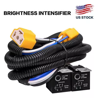 H4 LED Headlight Brightness Intensifier Wiring Harness For Chevy Express Cargo • $15.99