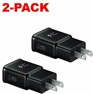 2x Adaptive Fast Charging Wall Plug Charger For Samsung IPhone Galaxy S10 Note 8 • $7.25