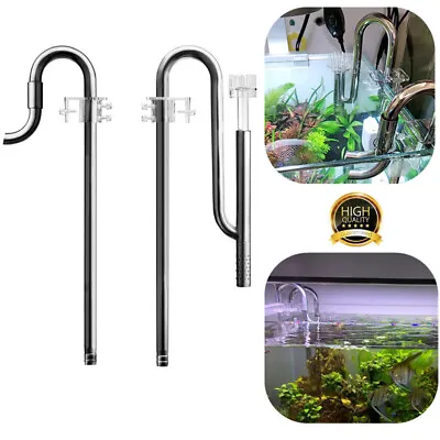 £36.50 • Buy Stainless Steel Aquarium Inflow Outflow Lily Water Pipe Filter Tube Set 16MM