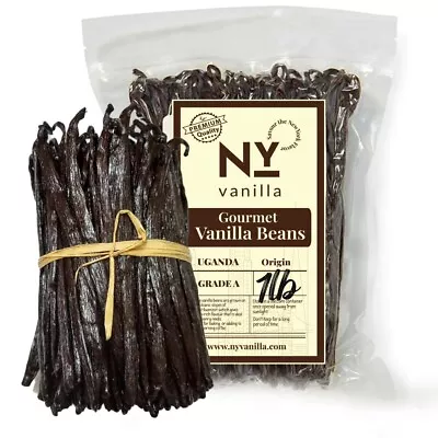 Fresh Organic Vanilla Beans Grade A - 6'- 8' Bulk Vanilla  - Free Shipping. • $13.99