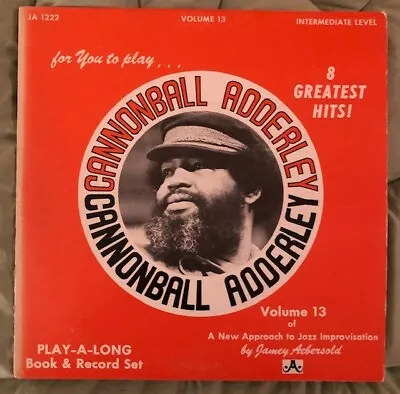 Jamey Abersold  Cannonball Adderley 8 Greatest Hits  Original US Vinyl LP - Jazz • £8