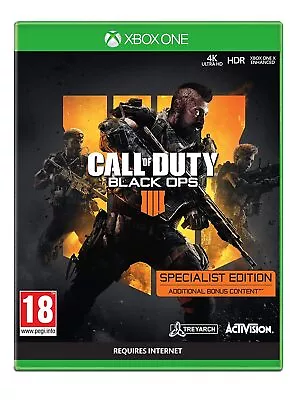 Call Of Duty Black Ops 4 - Specialist Edition (Xbox One) (Microsoft Xbox One) • $43.95